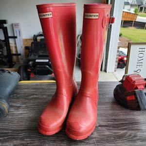 Hunter boots size 7